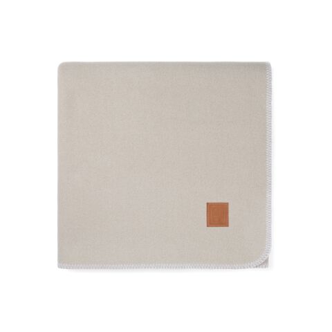 VINGA Moulton GRS RPET pläd beige-feather grey