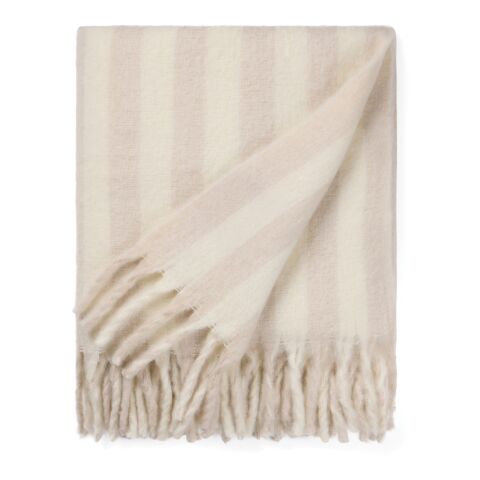 VINGA Lioro GRS wool blend pläd beige