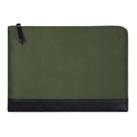 "VINGA Marlow RCS återvunnen polyester 16"" laptopfodral" grön-svart