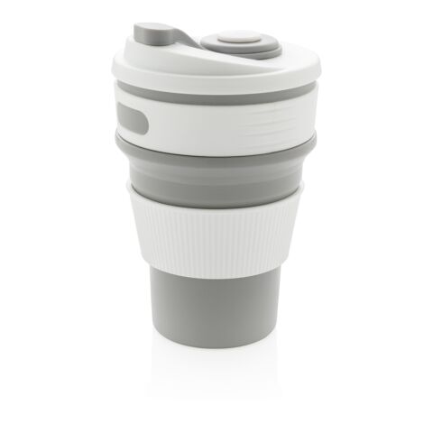 Hopvikbar silikonmugg grå | Inget reklamtryck | Inte tillgängligt | Inte tillgängligt