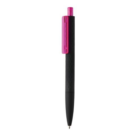 X3 svart smooth touchpenna rosa-svart | Inget reklamtryck | Inte tillgängligt | Inte tillgängligt