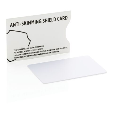 Anti-skimming kortsköld vit | Inget reklamtryck | Inte tillgängligt | Inte tillgängligt
