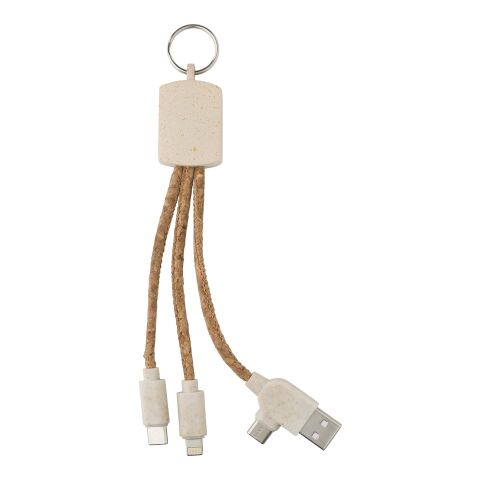 Nyckelring i rostfritt stål Landry Brun | Inget reklamtryck | Inte tillgängligt | Inte tillgängligt