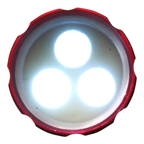 Ficklampa i metall, LED-lampa Röd | Inget reklamtryck | Inte tillgängligt | Inte tillgängligt