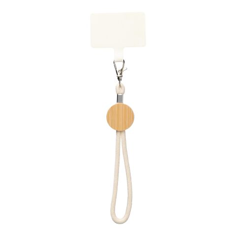 Cotton (D16) phone wristband Maxim beige | Inget reklamtryck | Inte tillgängligt | Inte tillgängligt