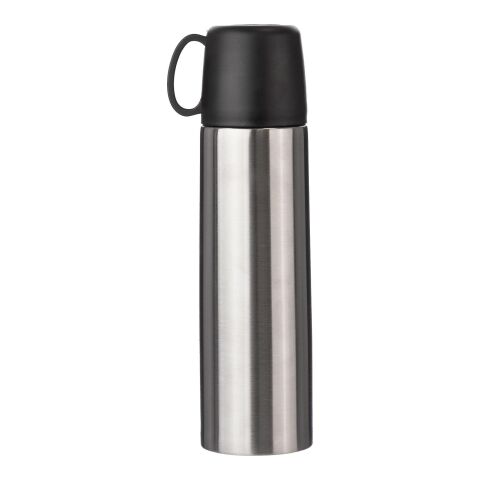 Stainless steel double-walled flask Jan Silver | Inget reklamtryck | Inte tillgängligt | Inte tillgängligt