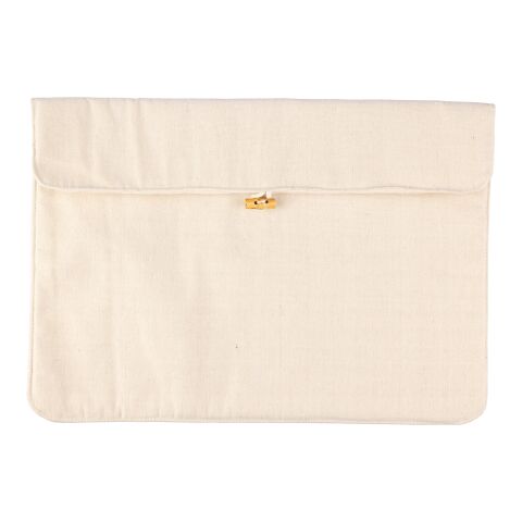 Cotton (220 gr/m2) laptop pouch Dirk beige | Inget reklamtryck | Inte tillgängligt | Inte tillgängligt