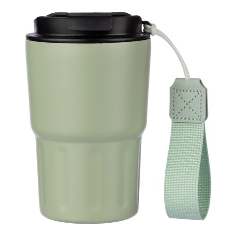 Stainless steel double walled mug Louisa beige | Inget reklamtryck | Inte tillgängligt | Inte tillgängligt