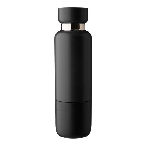 Stainless steel double-walled bottle (500 ml) Lieselotte Svart | Inget reklamtryck | Inte tillgängligt | Inte tillgängligt