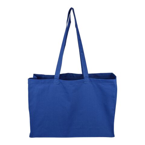 Oeko-Tex cotton (220 gsm) shopping bag Isaac Blå | Inget reklamtryck | Inte tillgängligt | Inte tillgängligt
