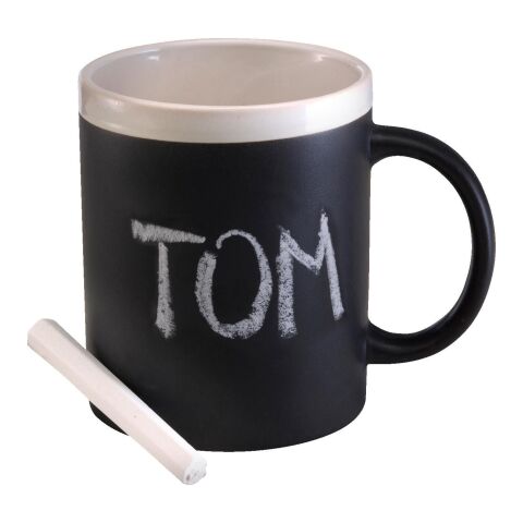 Mugg i stengods med krita (300 ml) Koboltblå | Inget reklamtryck | Inte tillgängligt | Inte tillgängligt