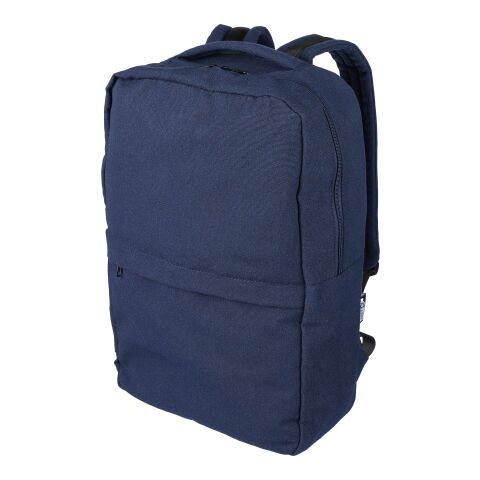 Recycled polycotton (330 gsm) backpack Seraphina Blå | Inget reklamtryck | Inte tillgängligt | Inte tillgängligt