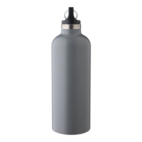 Recycled stainless steel double walled bottle (500 ml) Lysandra Grå | Inget reklamtryck | Inte tillgängligt | Inte tillgängligt