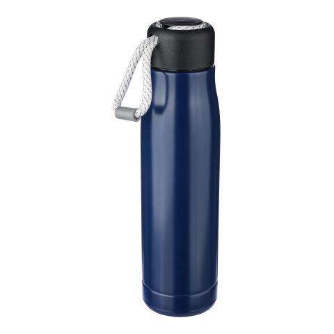 Recycled stainless steel double-walled drinking bottle (500 ml) Solene Silver | Inget reklamtryck | Inte tillgängligt | Inte tillgängligt