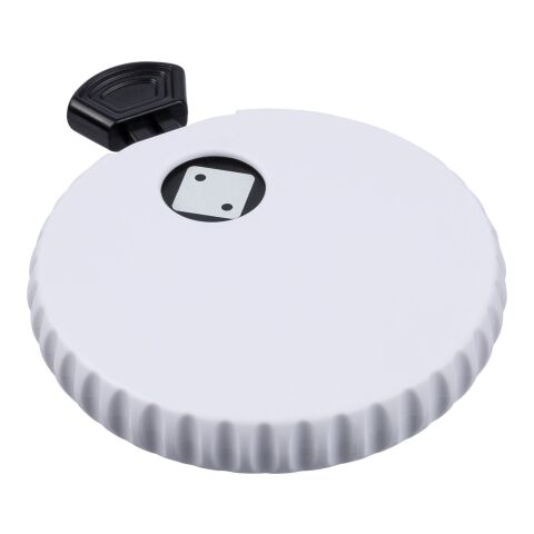 Recycled ABS mechanical dice Cian vit/svart | Inget reklamtryck