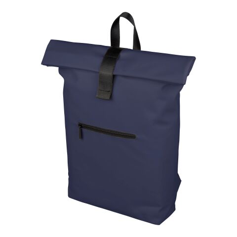 Recycled PU backpack Naiya Blå | Inget reklamtryck