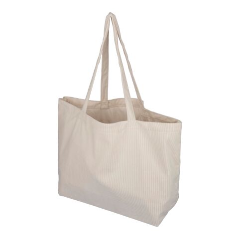 Corduroy tote bag Tino beige | Inget reklamtryck | Inte tillgängligt | Inte tillgängligt
