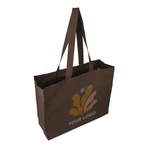 Oeko-Tex® cotton (180 gsm) shopping bag Malina Svart | Inget reklamtryck