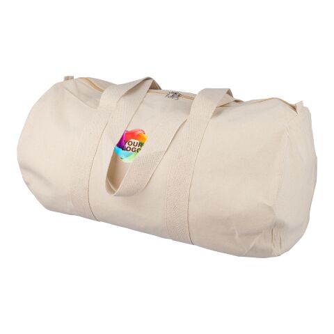 Oeko-Tex® cotton (180 gsm) duffle bag Elora beige | Inget reklamtryck | Inte tillgängligt | Inte tillgängligt