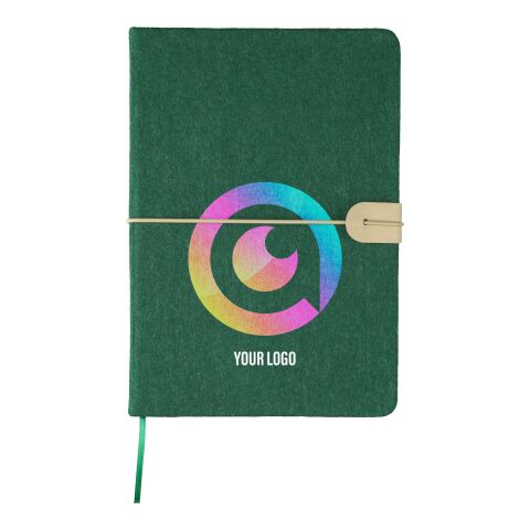 Recycled felt notebook (A5) Dario Grön | Inget reklamtryck | Inte tillgängligt | Inte tillgängligt