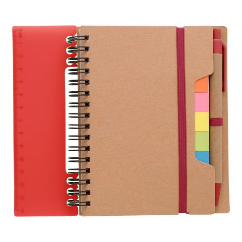 Recycled paper notebook Angela Röd | Inget reklamtryck | Inte tillgängligt | Inte tillgängligt