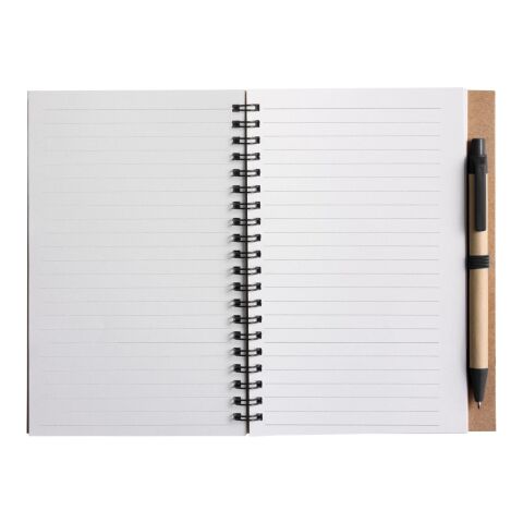Wire bound notebook with ballpen. Stella Svart | Inget reklamtryck | Inte tillgängligt | Inte tillgängligt