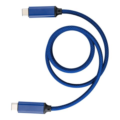 Nylon charging cable Janet Blå | Inget reklamtryck | Inte tillgängligt | Inte tillgängligt