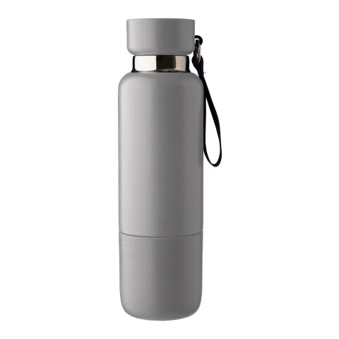 Stainless steel double-walled bottle (500 ml) Lieselotte Grå