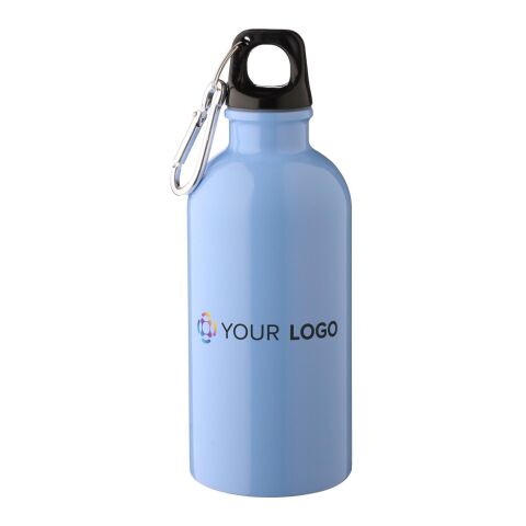 Recycled stainless steel single walled bottle (400 ml) Sable Ljusblå