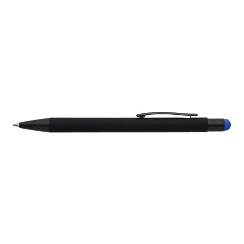 Recycled aluminium rubberized ballpen Formentera Guld