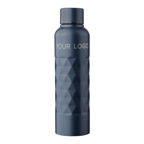 Recycled stainless steel single-walled drinking bottle (800 ml) Talin Svart