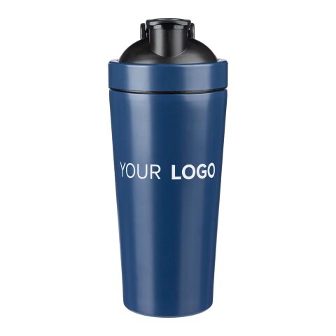 Recycled stainless steel single-walled drinking bottle (750 ml) Orla Koboltblå