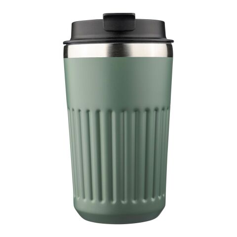 Recycled stainless steel travel mug (400 ml) Chiara Grå