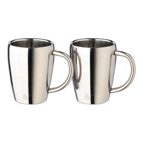 Set om 2 termosmugg (200 ml) Silver