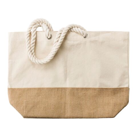 Shoppingväska i bomull Diego beige