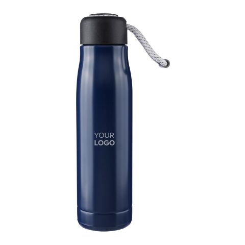Recycled stainless steel double-walled drinking bottle (500 ml) Solene Svart