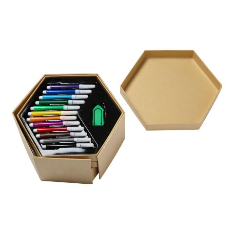 Målarlåda, 56 delar Brun | Inget reklamtryck | Inte tillgängligt | Inte tillgängligt