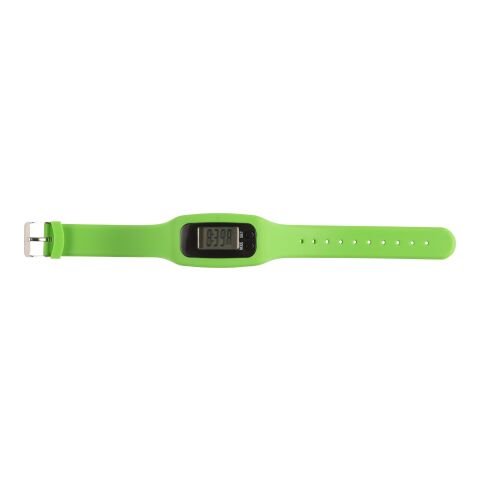 Stegräknare med armband i silikon limegrön