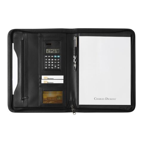 Charles Dickens® konferensmapp A4 dragkedja Svart | Inget reklamtryck | Inte tillgängligt | Inte tillgängligt