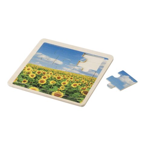 Pussel i trä med nio bitar brun | Inget reklamtryck | Inte tillgängligt | Inte tillgängligt