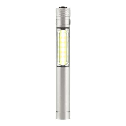 COB ficklampa Silver