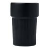 Fika 340 ml mugg med bambugrepp Svart