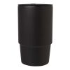 Carter 450 ml keramisk mugg med plastlock Svart