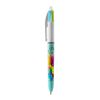 BIC® 4 Colours Fashion kulpenna vit-White/light blue(2) | Inget reklamtryck | Inte tillgängligt | Inte tillgängligt