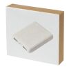 Asama 5000 mAh trådlös powerbank i halm Standard | Beige | Inget reklamtryck | Inte tillgängligt | Inte tillgängligt