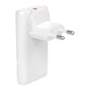 SKROSS® Klip Slim 65W laddare med flera uttag vit