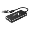 SCX.design H22 7-i-1 USB-hubb Svart