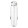 H2O Tempo® 700 ml sportflaska med piplock Transparent-Vit | Inget reklamtryck | Inte tillgängligt | Inte tillgängligt