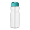 H2O Base® 650 ml sportflaska med piplock Transparent klar-Aquablå | Inget reklamtryck | Inte tillgängligt | Inte tillgängligt