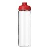 H2O Treble 850 ml sportflaska med uppfällbart lock Vit-Röd | Inget reklamtryck | Inte tillgängligt | Inte tillgängligt